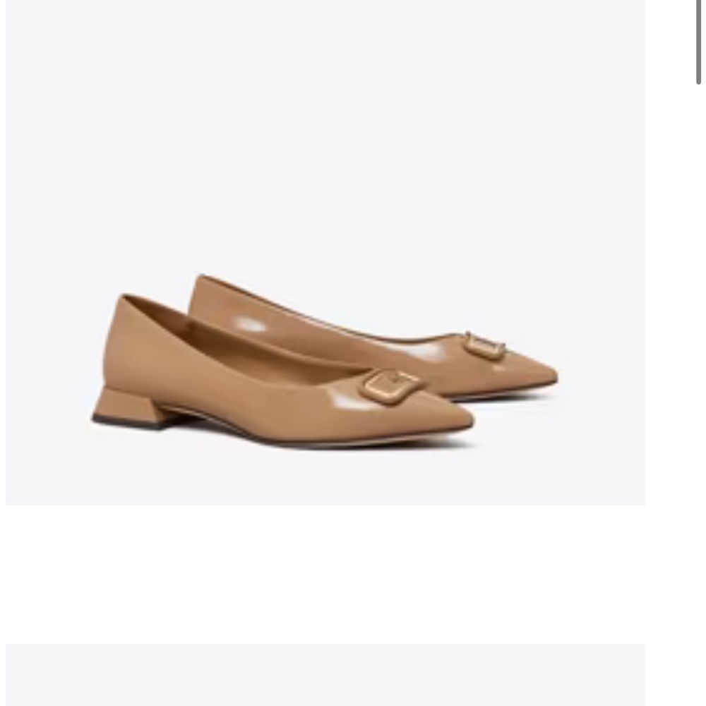 Tory Burch Tan Heels with Buckle